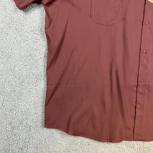 Columbia Shirt Mens Size 4XL Burgundy Lightweight Fishing Vented Utilizer 2 NWT - Picture 12 of 15